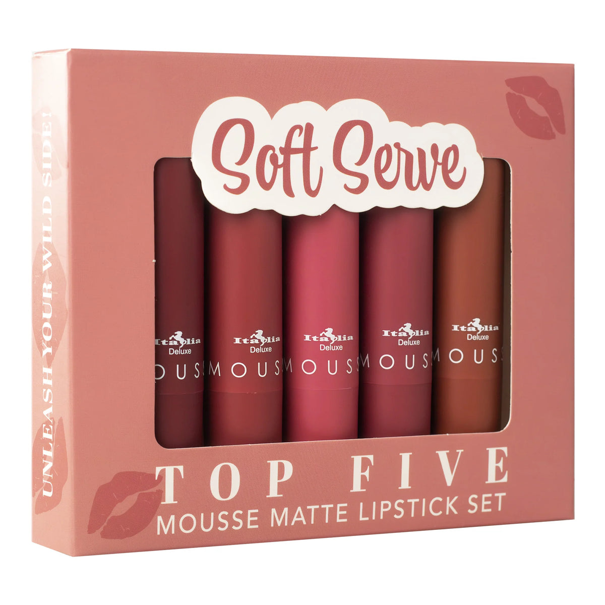Labial Top Five Mousse Matte Italia Deluxe