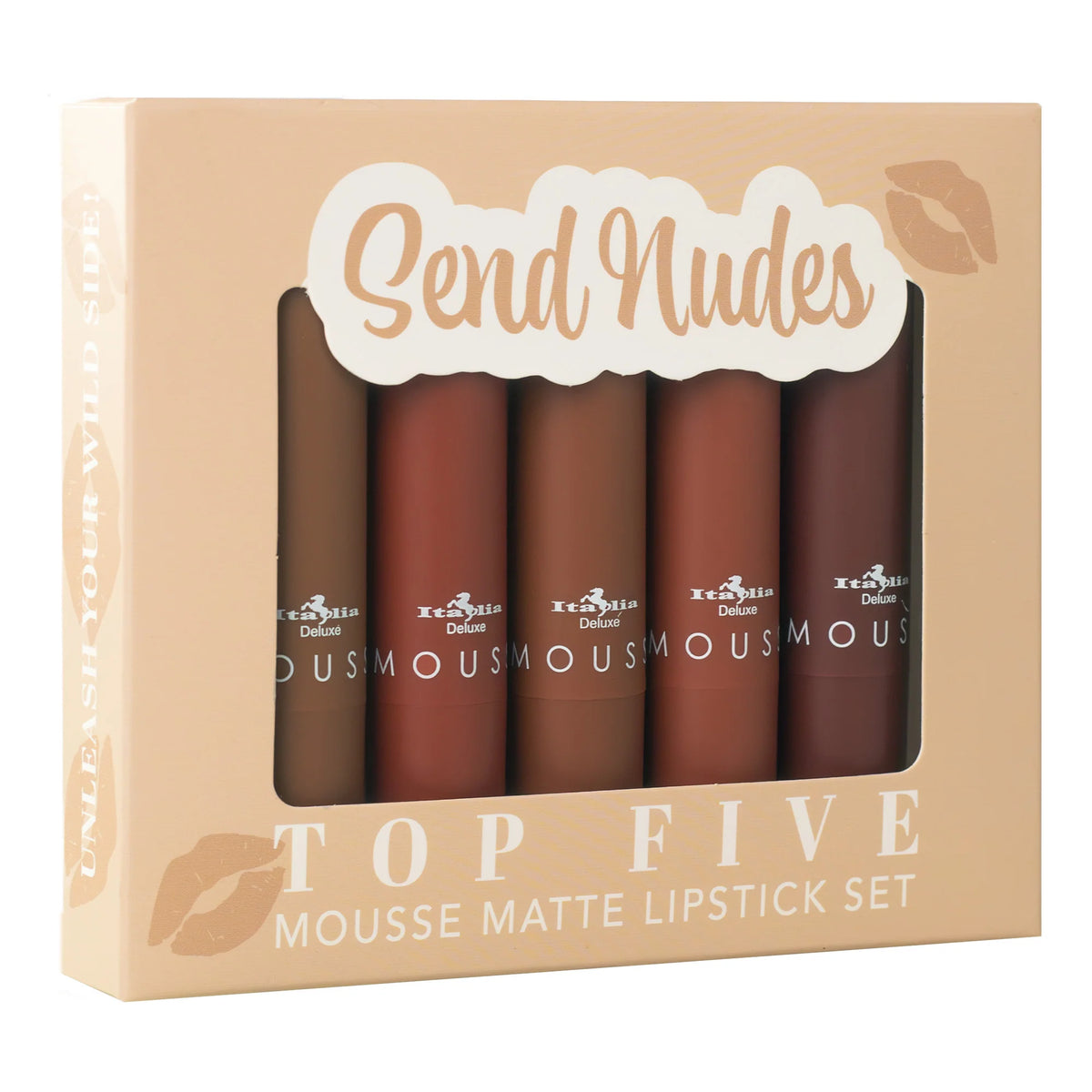 Labial Top Five Mousse Matte Italia Deluxe